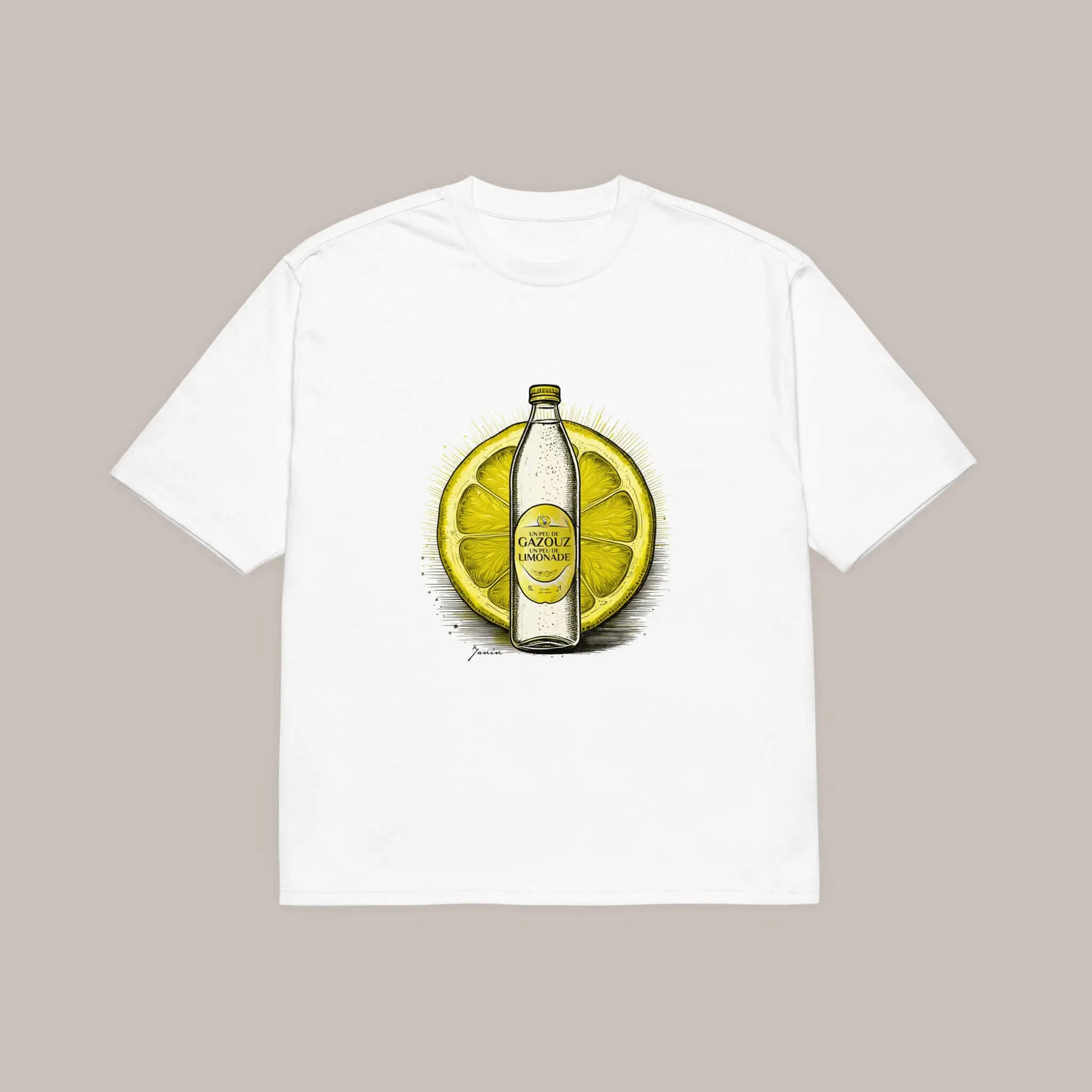 Gazouz- oversized heavyweight t-shirt 7anin