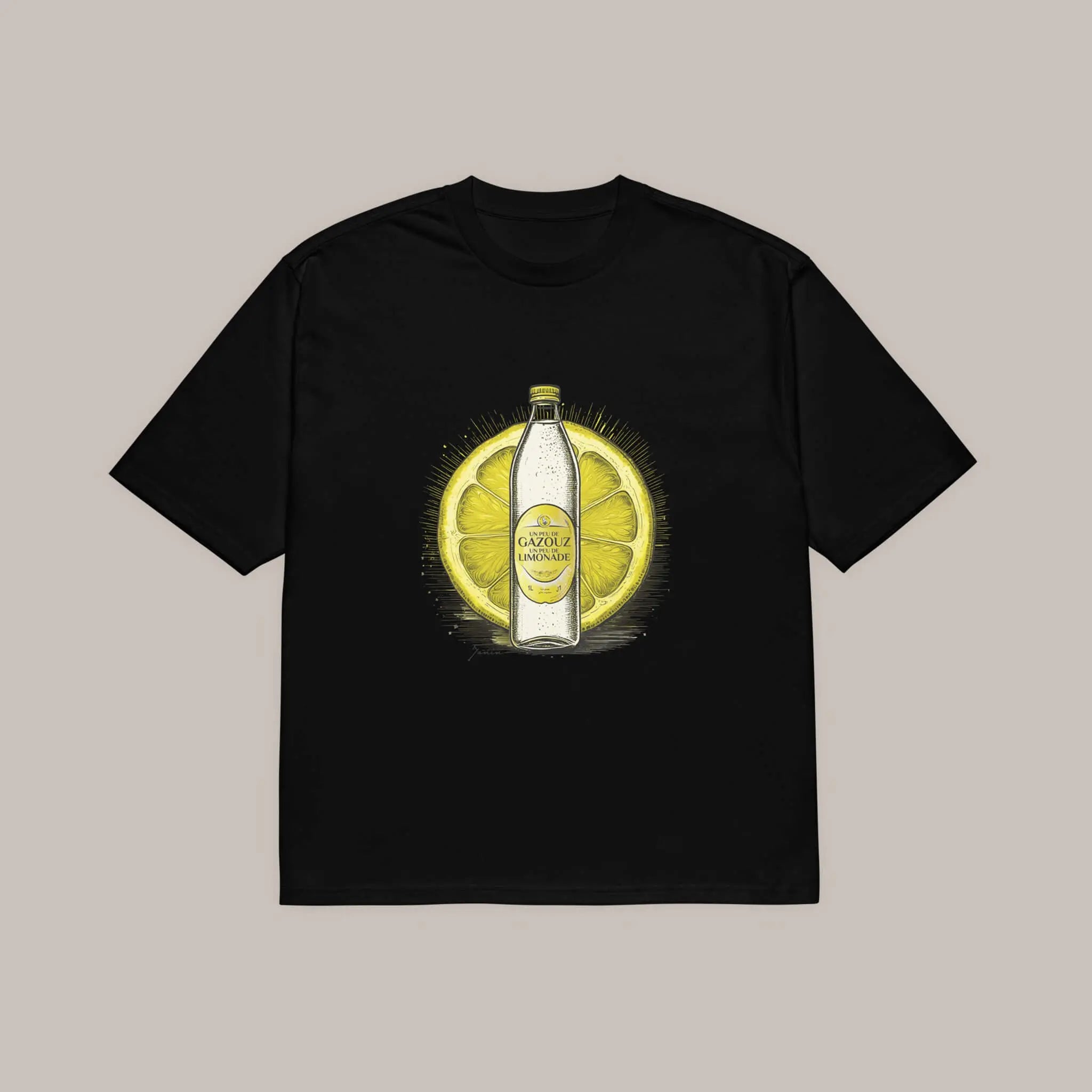 Gazouz- oversized heavyweight t-shirt 7anin